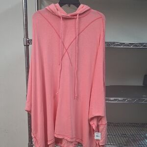 Free People Coral Knit Top